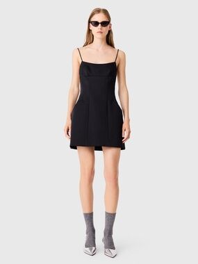 Maje | Dresses | Maje Pink Denim Cutout Mini Dress Size 2